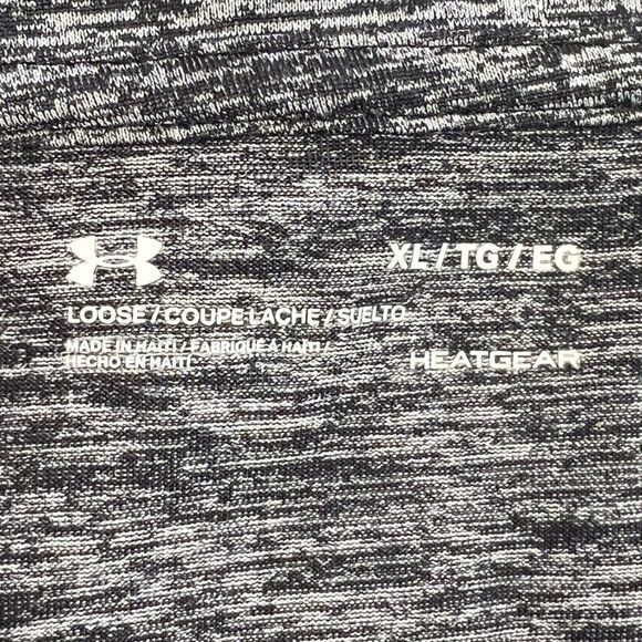 Under Armour Hoodie HeatGear Boy's Gray Heathered Long Sleeve Size XL - Picture 3 of 8